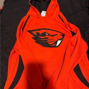 Oregon State Sweatshirt with Black Graphic